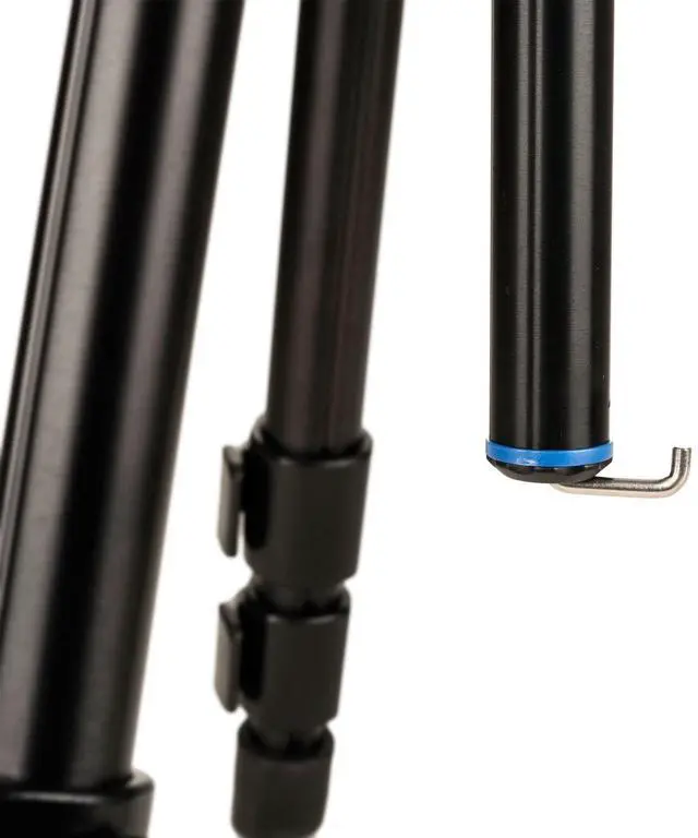 Alt view image 7 of 8 - Slik PRO AL-523 3-Section Aluminum Tripod, Leg Only, 13.2 lbs Capacity #613-366