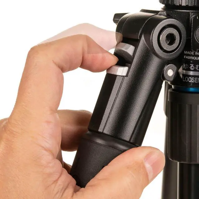 Alt view image 5 of 8 - Slik PRO AL-523 3-Section Aluminum Tripod, Leg Only, 13.2 lbs Capacity #613-366