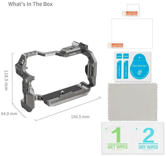 Alt view image 2 of 7 - SmallRig HawkLock Quick Release Cage for Canon EOS R5 Mark II