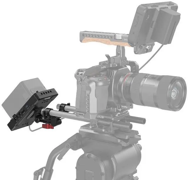 Alt view image 5 of 6 - SmallRig 3204B Advanced V-Mount Battery Adapter Plate with Adjustable Arm