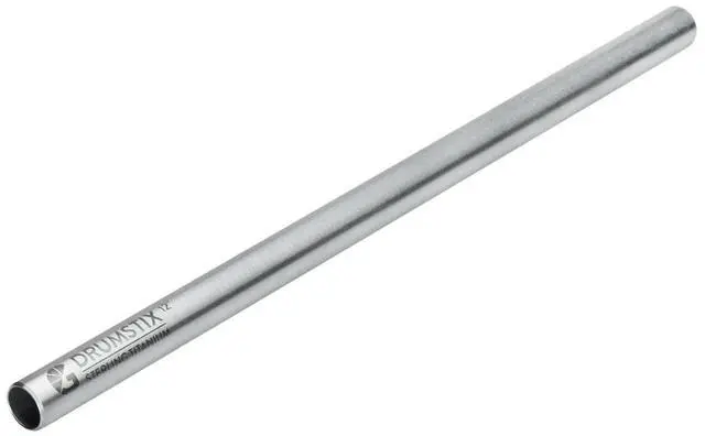 Alt view image 2 of 2 - Bright Tangerine 12" Drumstix 15mm Sterling Titanium Support Rods, Pair