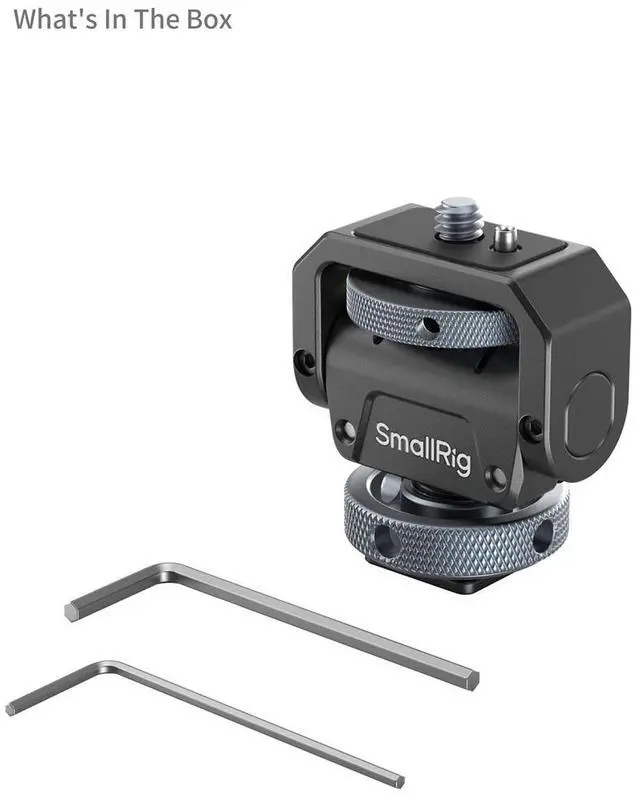 Alt view image 3 of 7 - SmallRig 3809B Monitor Support Basic with Cold Shoe Mount