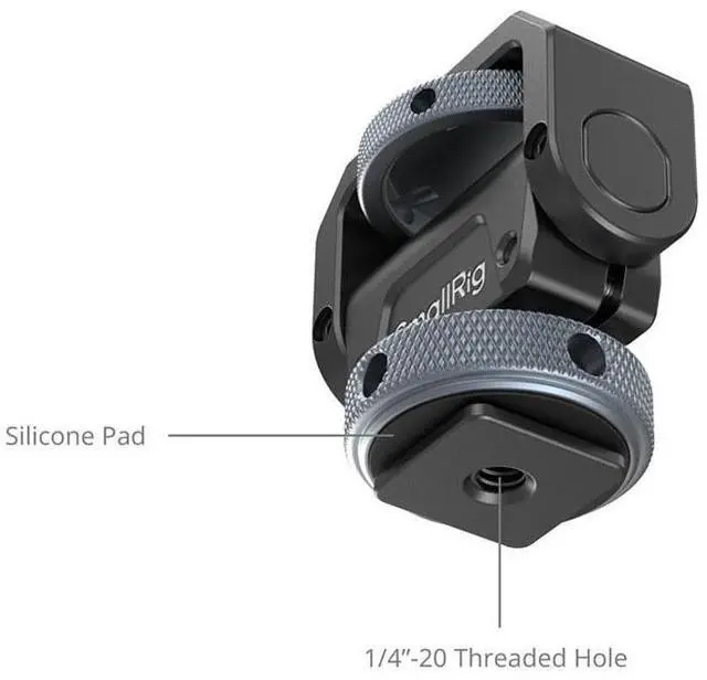 Alt view image 4 of 7 - SmallRig 3809B Monitor Support Basic with Cold Shoe Mount