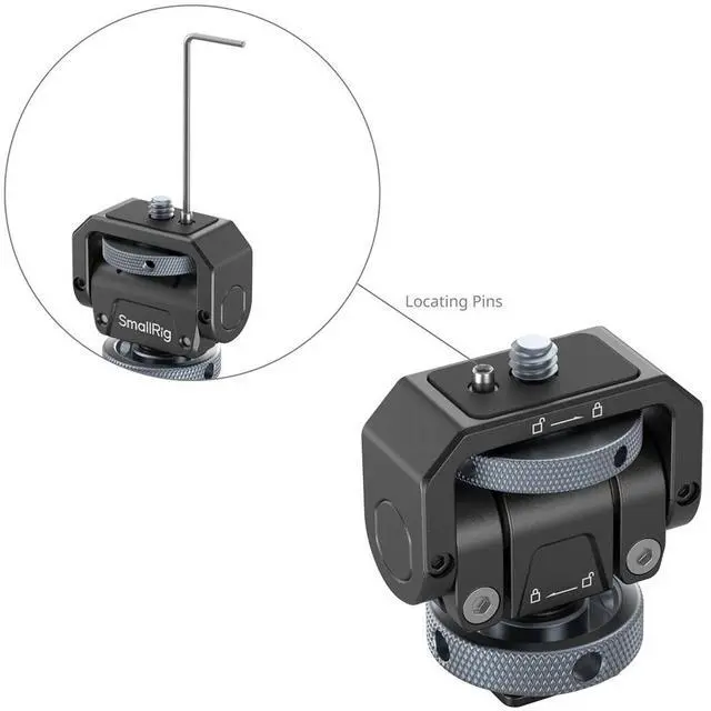 Alt view image 5 of 7 - SmallRig 3809B Monitor Support Basic with Cold Shoe Mount