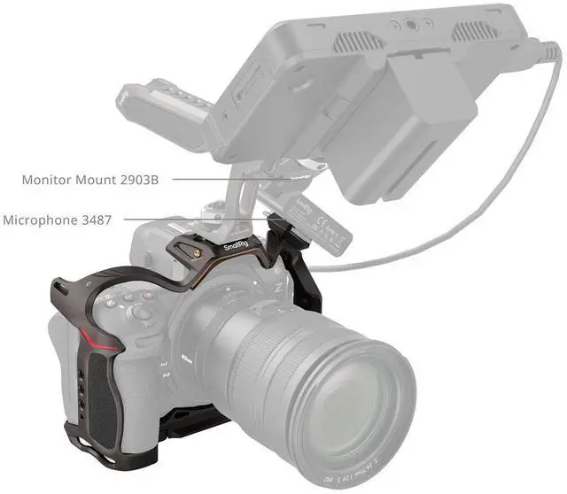 Alt view image 7 of 7 - SmallRig 4521 Night Eagle Camera Cage for Nikon Z6III Camera