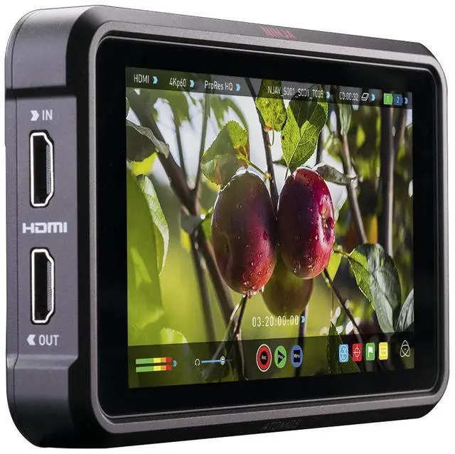 Alt view image 3 of 7 - Atomos Ninja 5.2" HDR Monitor-Recorder with Atomos Power Kit & Microfiber Cloth