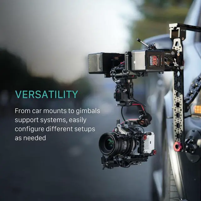 Alt view image 6 of 7 - Tilta Tilta Battery Plate to DJI RS 4 Power Pass-Through Plate Kit for L Series