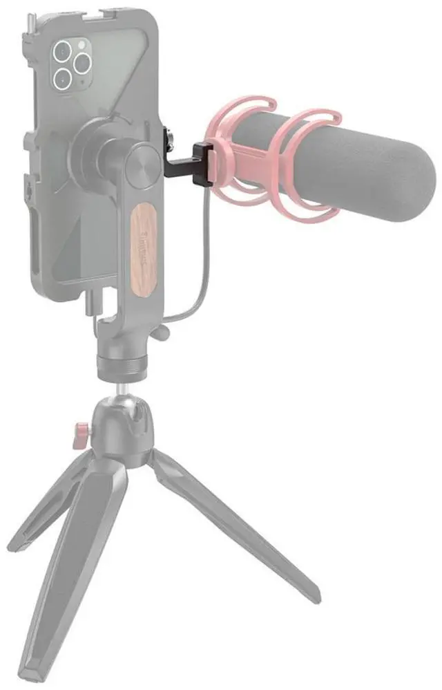 Alt view image 6 of 6 - SmallRig 1/4"-20 Thread to Cold Shoe Adapter for Pro Mobile Cage, J-Shaper