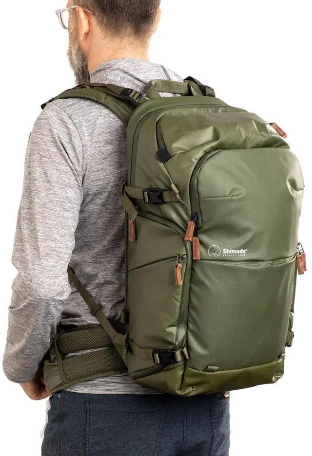 Alt view image 13 of 14 - Shimoda Explore v2 30 Camera Backpack *No Core Unit* Green (520-155)