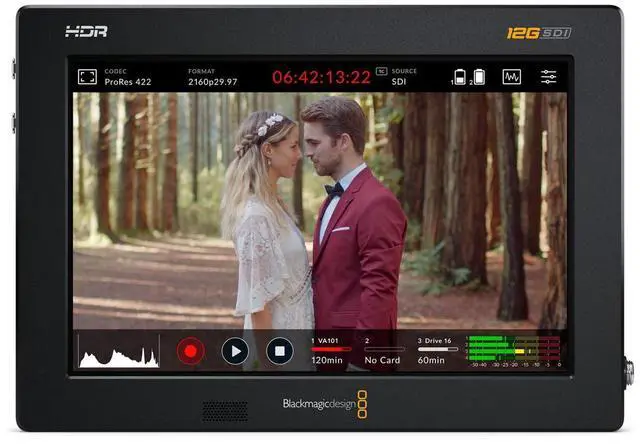 Alt view image 2 of 8 - Blackmagic Design Video Assist 5" 12G-SDI/HDMI HDR Recording Monitor