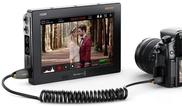 Alt view image 7 of 8 - Blackmagic Design Video Assist 5" 12G-SDI/HDMI HDR Recording Monitor