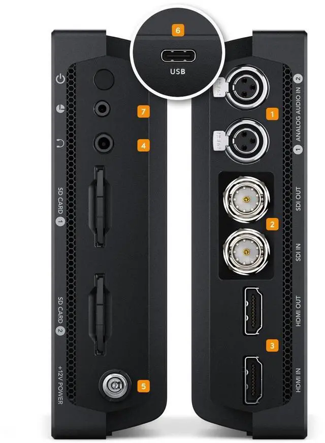 Alt view image 8 of 8 - Blackmagic Design Video Assist 5" 12G-SDI/HDMI HDR Recording Monitor