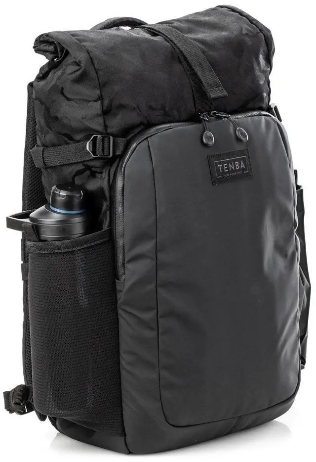 Alt view image 14 of 15 - Tenba Fulton v2 14L All Weather Camera & Lens Backpack Black/Black Camo 637-735
