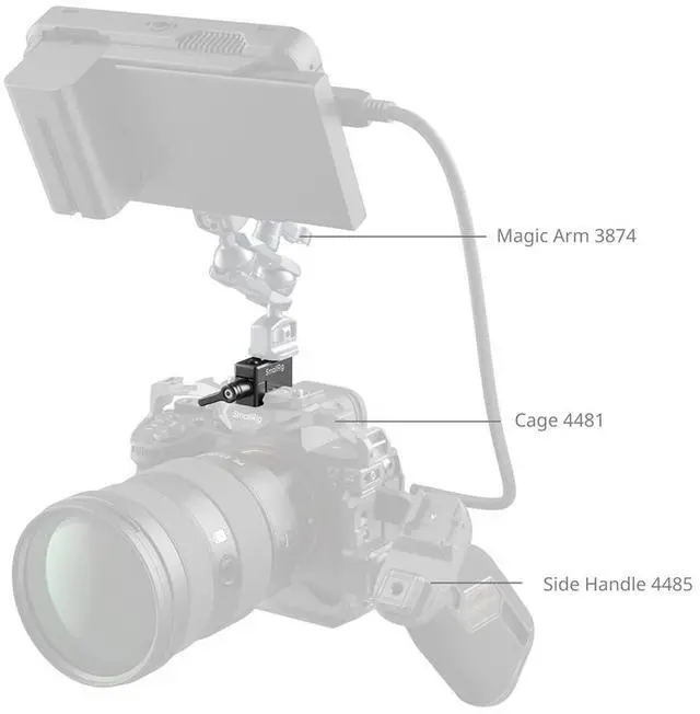 Alt view image 3 of 3 - SmallRig Universal Quick Release NATO Clamp