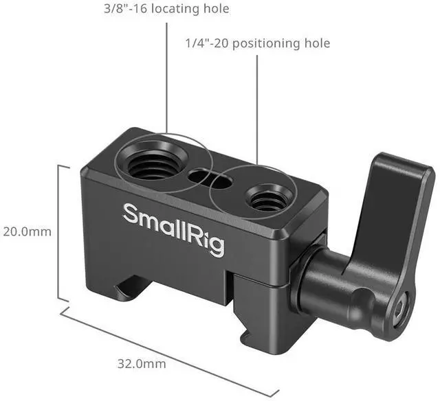 Alt view image 2 of 3 - SmallRig Universal Quick Release NATO Clamp