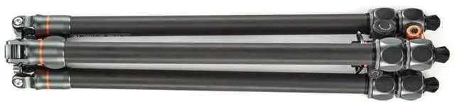 Alt view image 6 of 7 - 3 Legged Thing Winston 2.0 3-Section Carbon Fiber Tripod with AirHed Pro Ball Head, Metallic Slate Gray