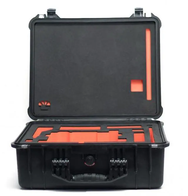 Main image of Bright Tangerine Pelican 1550 Case with Foam for VIV and VIV 5" Matte Box