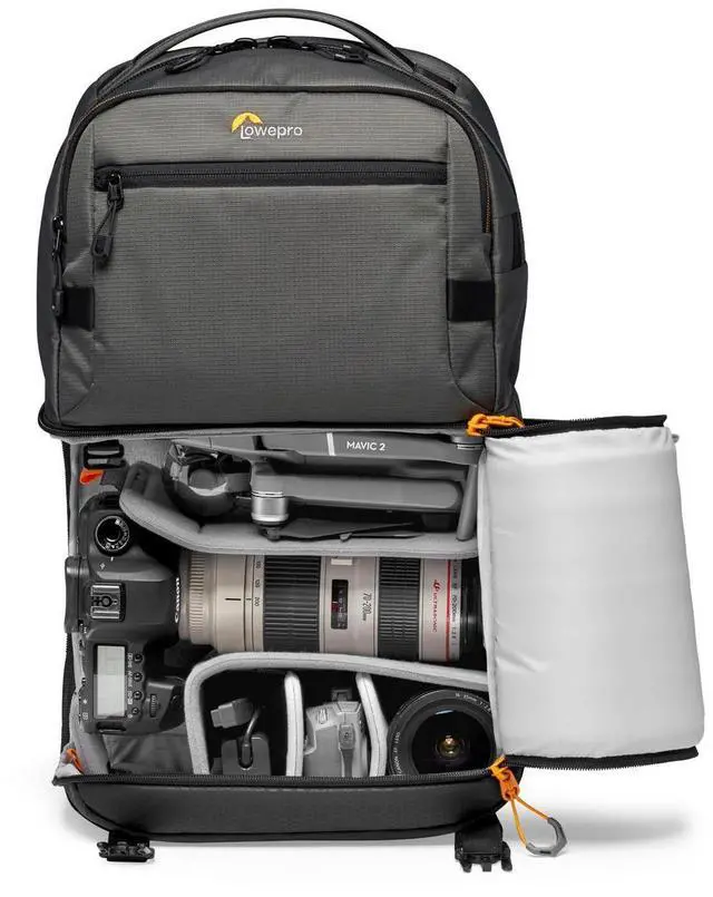 Alt view image 5 of 8 - Lowepro Fastpack PRO BP 250 AW III Travel-Ready Backpack, Gray #LP37331