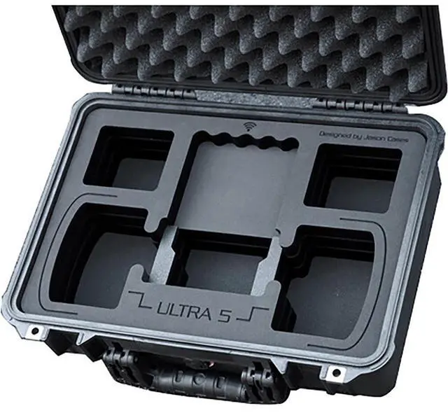 Main image of Jason Cases Waterproof Hard Case with Foam Insert for SmallHD Ultra 5 Bolt 6 Wireless Monitor, Black