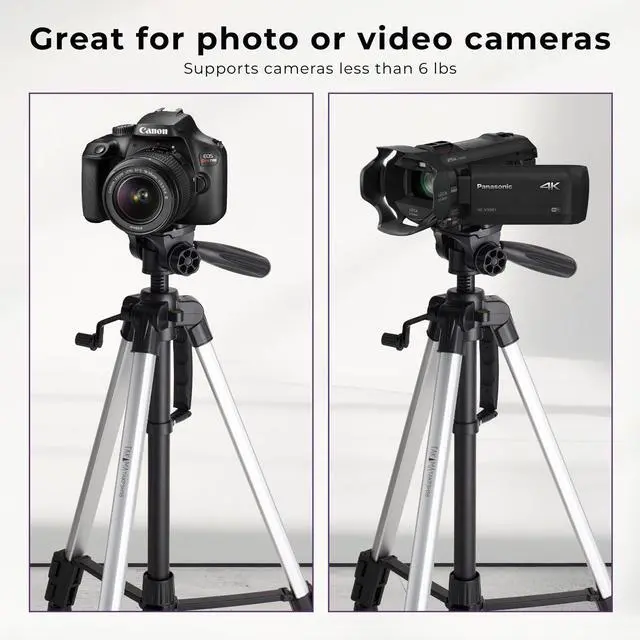 Alt view image 6 of 7 - Takama Aluminum 3-Section Tripod with 3-Way Head, 58" Max Height