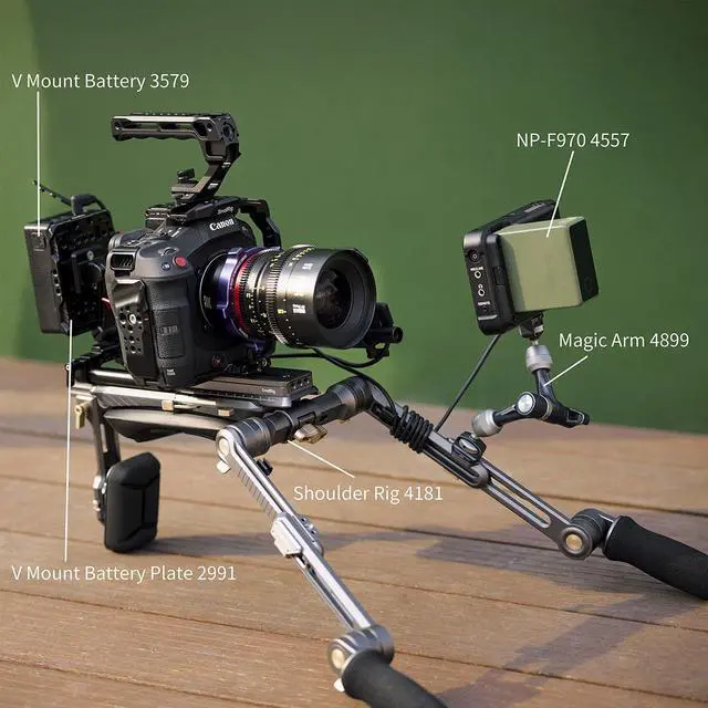 Alt view image 7 of 7 - SmallRig Half-Camera Cage Kit for Canon EOS C80