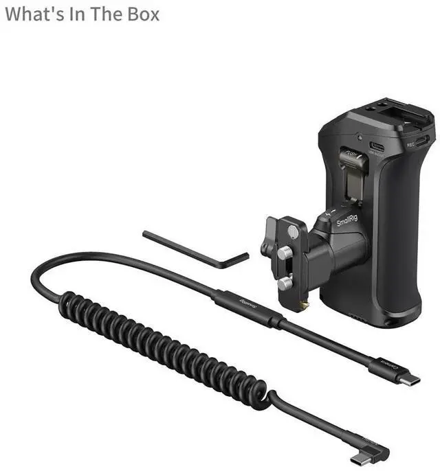 Alt view image 3 of 7 - SmallRig SmallRig Rotating Side Handle with Trigger REC for Selected Canon / Blackmagic Design Cameras
