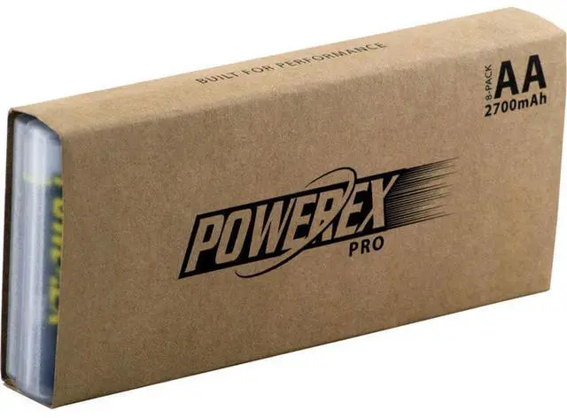 Alt view image 2 of 2 - Maha Powerex PRO AA 1.2V 2700mAh Rechargeable Ni-MH Battery, 8-Pack #MH8AAPROBH