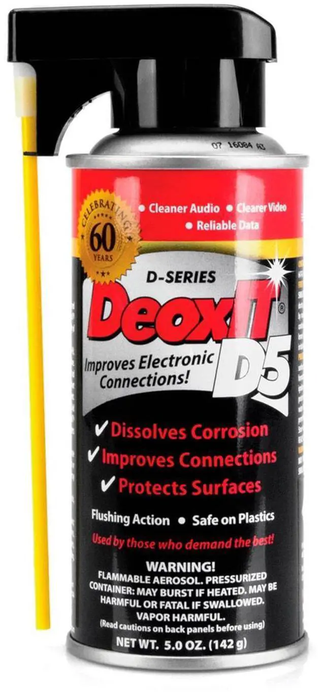 Alt view image 8 of 10 - DeoxIT Standard Deoxidizer Aerosol Spray 5oz