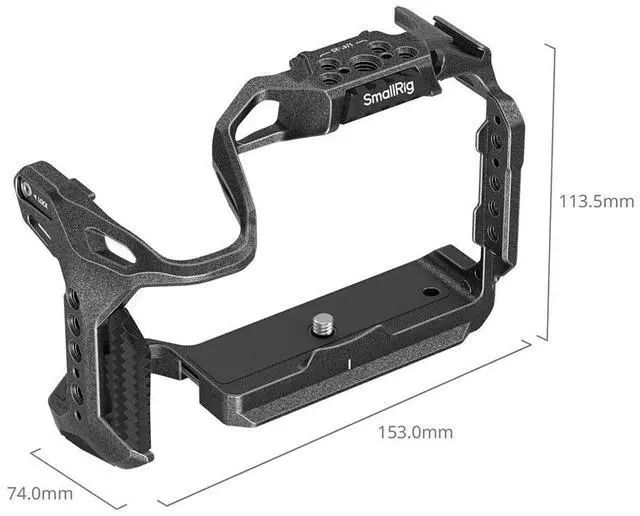 Alt view image 2 of 7 - SmallRig Black Mamba Camera Cage for Canon EOS R5 Mark II