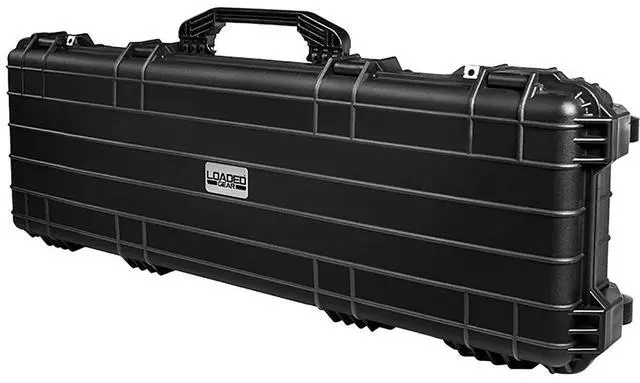 Main image of Barska Loaded Gear AX-600 44" Watertight Protective Hard Rifle Case with Wheels and Foam, Black