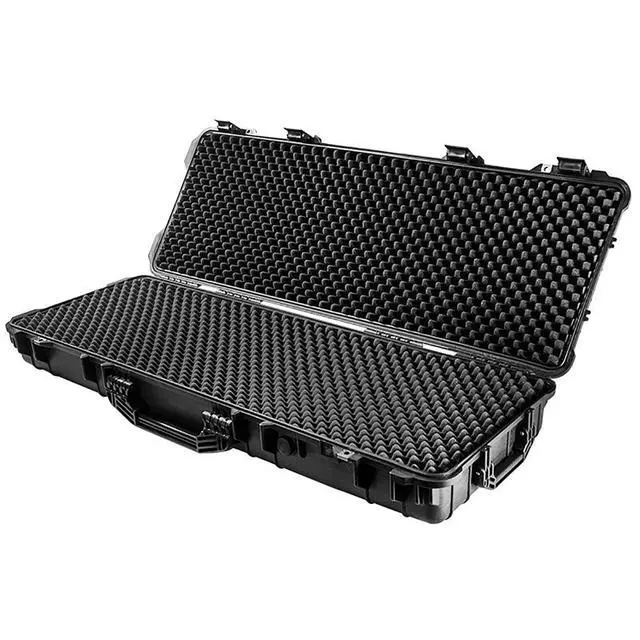 Alt view image 2 of 2 - Barska Loaded Gear AX-600 44" Watertight Protective Hard Rifle Case with Wheels and Foam, Black