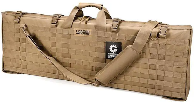 Main image of Barska Loaded Gear RX-300 40" Tactical Soft Two Rifle Bag / Shooter's Mat, Flat Dark Earth