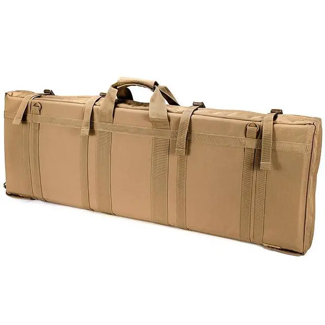 Alt view image 2 of 3 - Barska Loaded Gear RX-300 40" Tactical Soft Two Rifle Bag / Shooter's Mat, Flat Dark Earth
