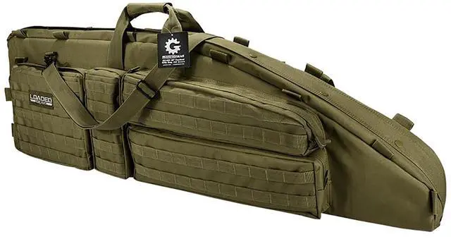 Main image of Barska Loaded Gear RX-600 46" Tactical Soft Dual Rifle Bag, OD Green