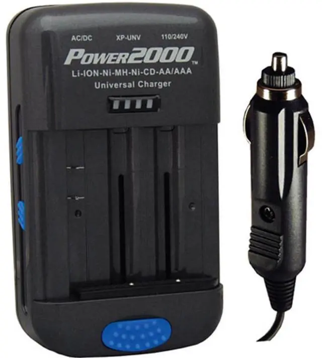 Alt view image 2 of 5 - Power2000 XP-UNV AC/DC Universal Battery Charger