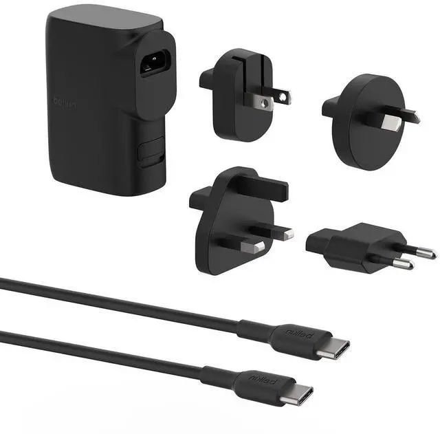 Alt view image 2 of 6 - HYBRID WALLCHARGER 25W +5K POWERBANK