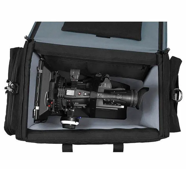 Alt view image 2 of 3 - Porta Brace DVO-3ROR Camera Case with Off-Road Wheels, Black