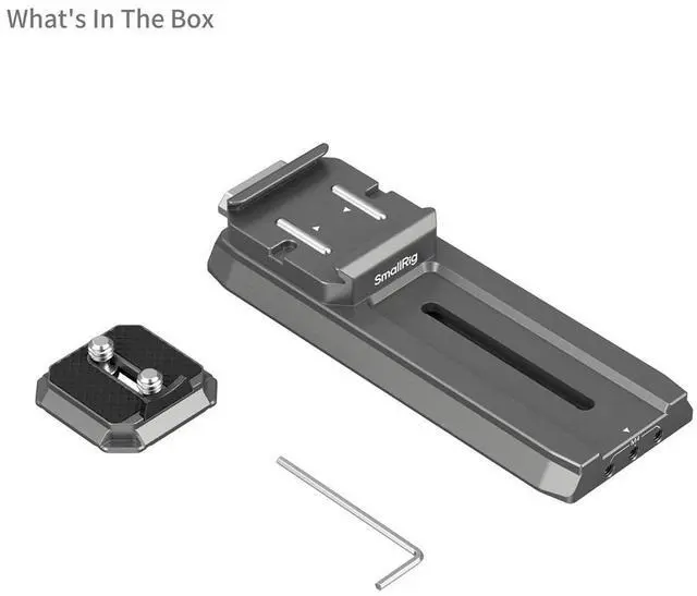 Alt view image 2 of 4 - SmallRig HawkLock H38 Manfrotto Quick Release Plate for DJI Stabilizers