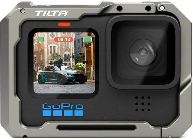 Alt view image 3 of 7 - Tilta Tilta Full Camera Cage for GoPro HERO11, Titanium Gray