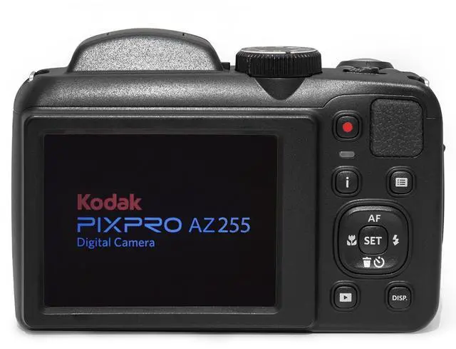 Alt view image 7 of 7 - Kodak KODAK PIXPRO AZ255-BK 16MP Digital Camera 25X Optical Zoom 24mm Wide Angle Lens Optical Image Stabilization 1080P Full HD Video 3" LCD Vlogging Camera, With Bag & 32GB SD Card + Card Reader