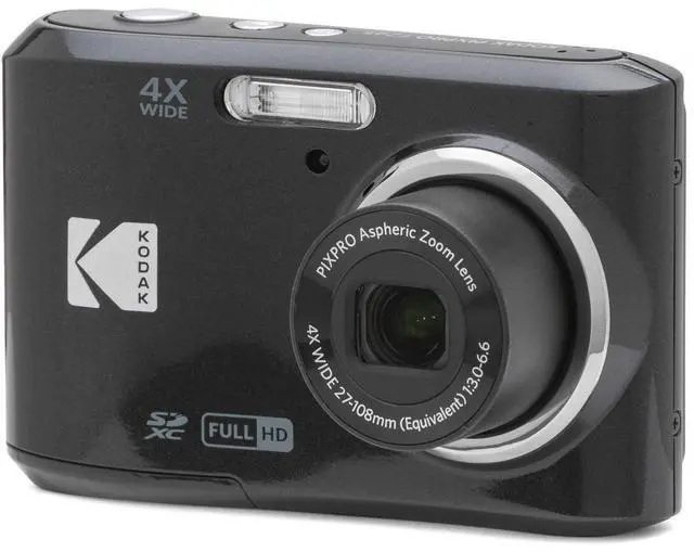 Alt view image 9 of 12 - Kodak PIXPRO FZ45 Friendly Zoom Digital Camera (Black)