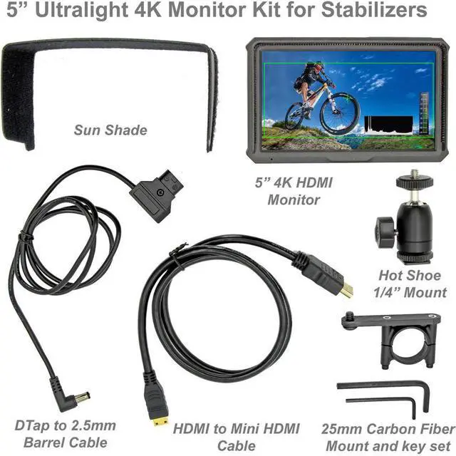 Alt view image 2 of 2 - GyroVu 5" Ultra Lightweight Full HD Hi-Res LCD Monitor #GVM-5004H-RM