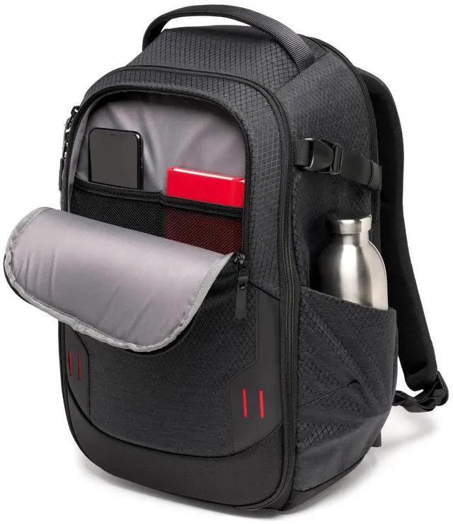 Alt view image 4 of 7 - Manfrotto Pro Light Frontloader Backpack for Pro CSC/DSLR Camera, Medium, Black