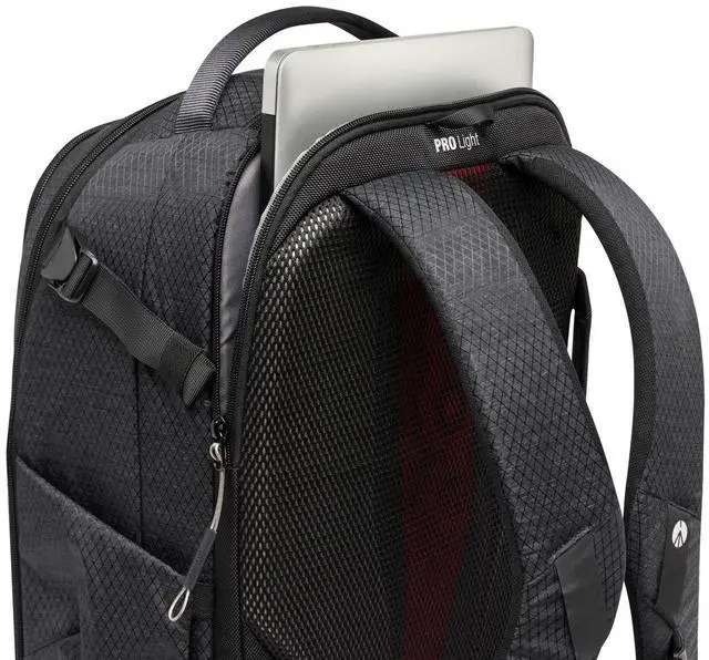 Alt view image 5 of 7 - Manfrotto Pro Light Frontloader Backpack for Pro CSC/DSLR Camera, Medium, Black