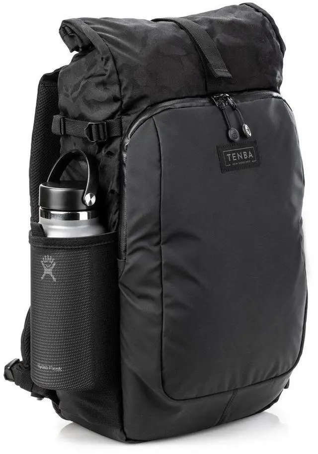 Alt view image 14 of 15 - Tenba Fulton V2 16L Backpack for Mirrorless or DSLR Camera, Black/Black Camo