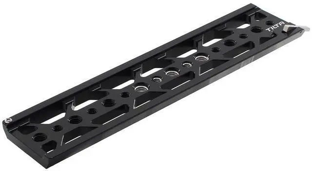Main image of Tilta 10" Standard Lightweight Dovetail Plate, Black #TT-C16-BLK