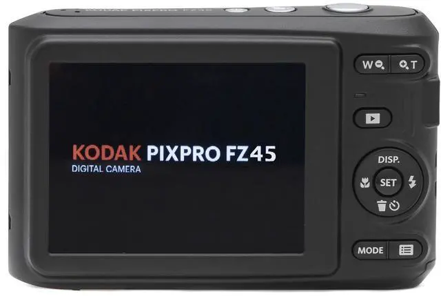 Alt view image 3 of 7 - Kodak PIXPRO Friendly Zoom FZ45-BK 16MP Digital Camera with 4X Optical Zoom 27mm Wide Angle and 2.7" LCD Screen (BLack) + 4-Pack Rechargeable AA Batteries, + Green Extreme Charger for AA/AAA