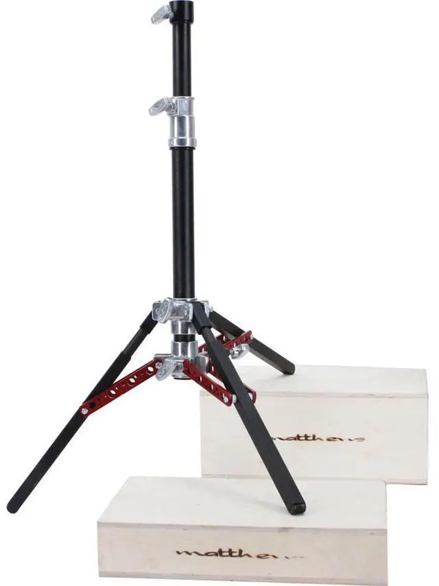 Alt view image 3 of 5 - Matthews Slider Stand, 80lbs Capacity, Military Black Chrome Plated #249561