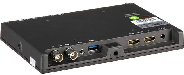 Alt view image 4 of 7 - LILLIPUT FS7 7" Full HD Camera-Top Broadcast Monitor Metal Frame with 3G-SDI and 4K HDMI Metal Housing High Resolution F970 Plate for Camcorder DSLR