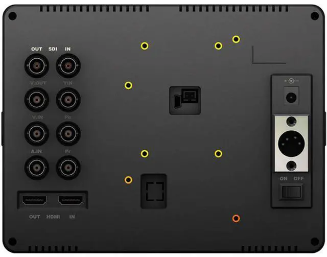 Alt view image 6 of 7 - Lilliput 7" 665 665GL-70NP/H/Y 800:1 HDMI in  On Camera Field Monitor+LP-E6 Adapter YPbPr AV HDMI input with hot shoe mount+mini Hdmi Cable by VIVITEQ INC